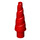 LEGO rot Unicorn Horn mit Spiral (34078 / 89522)