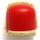 LEGO rouge Ushanka Chapeau avec Tan Fur Lining (36933)