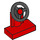 LEGO rot Fahrzeug Console mit Schwarz Lenkrad (3829 / 73081)