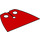 LEGO rouge Very Court Casquette avec tissu standard (20963 / 99464)