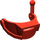 LEGO rouge Visière avec Aerial (6119)