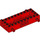 LEGO Red Wagon Bottom 4 x 10 x 1.3 with Side Pins (30643)