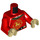 LEGO Rot Warden Affe King Minifigur Torso (973 / 76382)