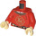 LEGO Rot Warden Affe King Minifigur Torso (973 / 76382)