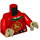LEGO rot Warden Affe King Minifig Torso (973 / 76382)