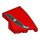 LEGO rouge Coin 2 x 3 Droite avec Ferrari Phare (80178 / 103717)