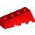 LEGO Rojo Cuña 2 x 4 Sloped Izquierda (43721)