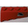 LEGO Rouge Pièce de monnaie 2 x 4 Sloped Droite avec Exhaust (Droite) Autocollant (43720)