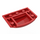 LEGO rouge Coin 3 x 4 x 0.7 avec Recess (93604)