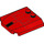 LEGO rouge Coin 4 x 4 Incurvé avec Noir Lines (45677 / 47290)