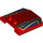 LEGO Red Wedge 4 x 4 Curved with Gold and Blue Waistcoat (45677 / 108045)