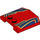 LEGO rouge Coin 4 x 4 Incurvé avec Gold et Bleu Waistcoat (45677 / 108045)