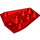 LEGO rouge Coin 4 x 4 Tripler Inversé sans renforts de tenons (4855)