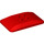 LEGO Red Wedge 4 x 6 Roof Curved (98281)