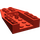 LEGO rouge Coin 6 x 4 Inversé (4856)