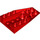 LEGO rouge Coin 6 x 4 Inversé (4856)