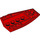 LEGO Rood Wig 6 x 4 Drievoudig Gebogen Omgekeerd (43713)