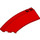 LEGO Red Wedge Curved 3 x 8 x 2 Left (41750 / 42020)