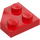 LEGO Rouge Pièce de monnaie assiette 2 x 2 Cut Pièce de monnaie (26601)