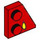 LEGO rot Keil Platte 2 x 2 Flügel Recht mit Gelb Eye (24307 / 107327)