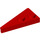 LEGO Red Wedge Plate 2 x 4 Wing Right (65426)