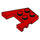LEGO Rood Wig Plaat 3 x 4 met noppen (28842 / 48183)