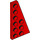 LEGO Red Wedge Plate 3 x 6 Wing Right (54383)