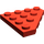 LEGO Rood Wig Plaat 4 x 4 Hoek (30503)