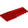 LEGO Red Wedge Plate 4 x 9 Wing with Stud Notches (14181)
