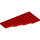 LEGO Rood Wig Plaat 6 x 12 Vleugel Links (3632 / 30355)