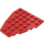 LEGO rouge Coin assiette 7 x 6 avec des encoches pour tenons (50303)