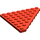 LEGO Red Wedge Plate 8 x 8 Corner (30504)