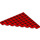 LEGO Rood Wig Plaat 8 x 8 Hoek (30504)