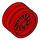 LEGO Red Wheel Rim Ø18 x 12mm with Etched Rim (18976 / 65192)