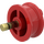 LEGO Red Wheel with Studs (With Inner Side Supports) (7039)