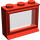 LEGO Red Window 1 x 3 x 2 Classic with Solid Studs with Glass