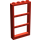 LEGO rouge Fenêtre 1 x 4 x 6 Cadre avec Trois Panes (46523 / 57894)