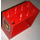 LEGO Rood Venster 2 x 4 x 3 met Brand logo Sticker met vierkante gaten (60598)