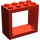 LEGO rouge Fenêtre 2 x 4 x 3 avec trous arrondis (4132)