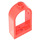 LEGO Red Window Frame 1 x 2 x 2.7 with Rounded Top (30044)