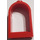 LEGO Red Window Frame 1 x 2 x 2.7 with Rounded Top (30044)