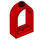 LEGO Red Window Frame 1 x 2 x 2.7 with Rounded Top (30044)