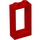 LEGO rot Fenster Rahmen 1 x 2 x 3 ohne Sill (3662 / 60593)