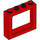 LEGO rouge Fenêtre Cadre 1 x 4 x 3 (montants centraux creux, montants extérieurs pleins) (6556)