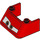 LEGO rouge Pare-brise 3 x 4 x 1.3 avec Yeux (2437 / 96643)