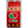 LEGO rouge Pare-brise 4 x 8 x 2 Incurvé Charnière avec Octan logo et Noir/Jaune warning Rayures Autocollant (46413)