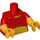 LEGO Rood Winnie the Pooh Minifig Torso (973 / 16360)