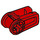 LEGO Rojo Cable Clip con Cruz Agujero (49283)