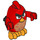 LEGO Red with Furious Face Minifigure