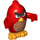 LEGO Red with Furious Face Minifigure